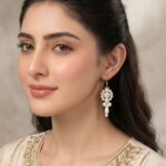 White Swan Earrings