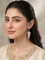 White Swan Earrings