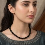 The Midnight Twist Beaded Necklace