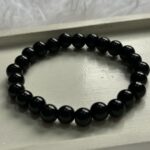 The Solid Black Stretchable Bracelet
