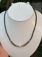 Midnight Bronze Pearl Necklace - Image 2