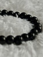 The Solid Black Stretchable Bracelet - Image 4