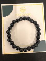 The Solid Black Stretchable Bracelet - Image 5