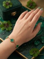 Lucky Green Clover Bracelet