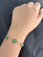 Lucky Green Clover Bracelet - Image 5