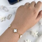 Classic White Clover Bracelet
