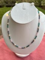 Serenity Color-Block Pearl Necklace - Image 2