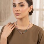 Kaleidoscope Pearl Beaded Necklace