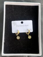 Lumina Roman Drop Premium Hoop Earrings - Image 2