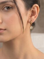 Lumina Roman Drop Premium Hoop Earrings