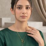 Emerald Deco Drop Premium Necklace
