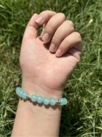 The Light Blue and Silver Stretchable Bracelet - Image 3