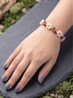 Crimson Pearl Bracelet