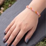 Sunset Pop Seed Beads Bracelet