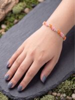 Sunset Pop Seed Beads Bracelet
