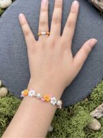 Sunset Bloom Bracelet & Ring Set
