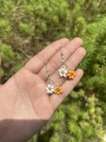 Citrus Bloom Dangle Earrings - Image 3