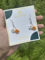 Citrus Bloom Dangle Earrings - Image 2
