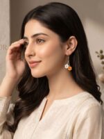Citrus Bloom Dangle Earrings