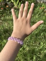 Lilac Lace Crystal Bracelet - Image 4