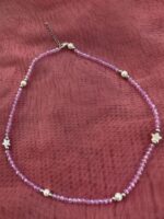 Lilac Starlight Crystal Necklace - Image 2