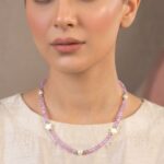 Lilac Starlight Crystal Necklace