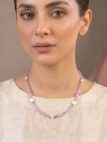 Lilac Starlight Crystal Necklace