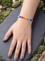 Rainbow Pop Seed Beads Bracelet