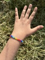 Rainbow Pop Seed Beads Bracelet - Image 2