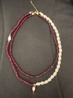Crimson Pearl Necklace - Image 2