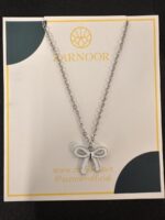 White Bow Pendant - Image 2