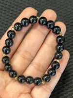 Midnight Gold Beaded Bracelet - Image 3