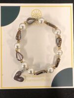 Smoky Pearl Heart Bracelet - Image 3