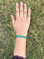 Emerald Crystal Beaded Bracelet - Image 2