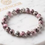 Marble Rose Beaded Bracelet