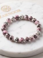 Marble Rose Beaded Bracelet