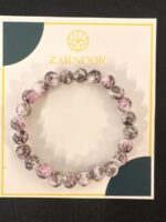 Marble Rose Beaded Bracelet - Image 2