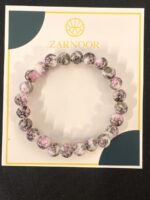 Marble Rose Beaded Bracelet - Image 3