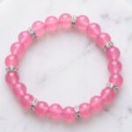 Radiant Pink & Silver Crystal Bracelet