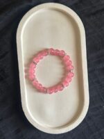 Radiant Pink & Silver Crystal Bracelet - Image 3