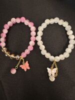 The Butterfly Charm Stretchable Bracelet Set - Image 2