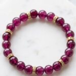 Midnight Magenta Crystal Bracelet