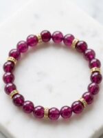 Midnight Magenta Crystal Bracelet
