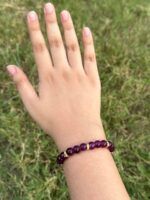 Midnight Magenta Crystal Bracelet - Image 3