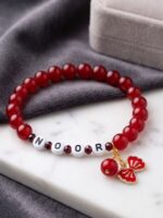 The Signature Crimson Custom Name Bracelet
