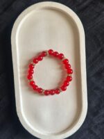 Ruby Halo Beaded Bracelet - Image 3