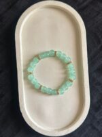 Mint Seafoam Crystal Beaded Bracelet - Image 2