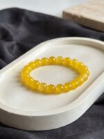 Sunlit Amber Minimalist Bracelet