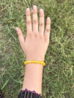 Sunlit Amber Minimalist Bracelet - Image 3