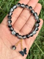 Black Butterfly Charm Bracelet - Image 4